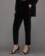 Aleida Mid-Rise Tapered Velvet Trousers  large image number 2