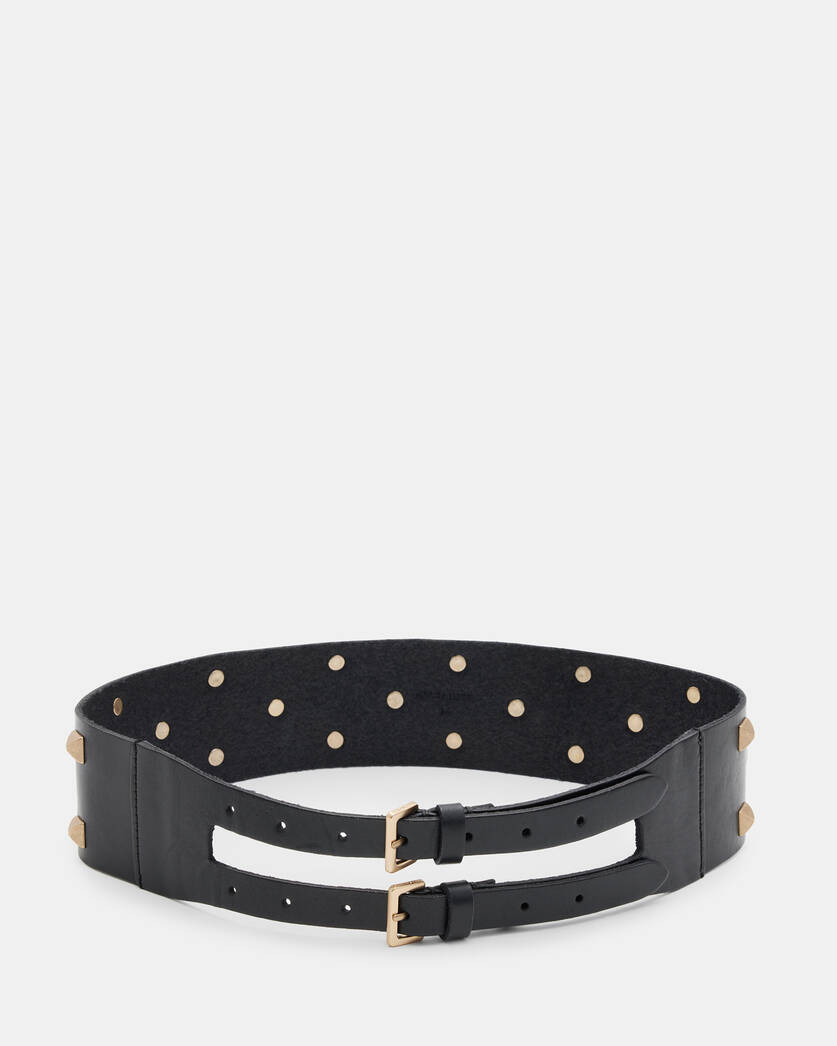 Sonia Studded Double Leather Belt  large image number 4