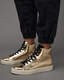 Tana Metallic Leather High Top Trainers  large image number 2