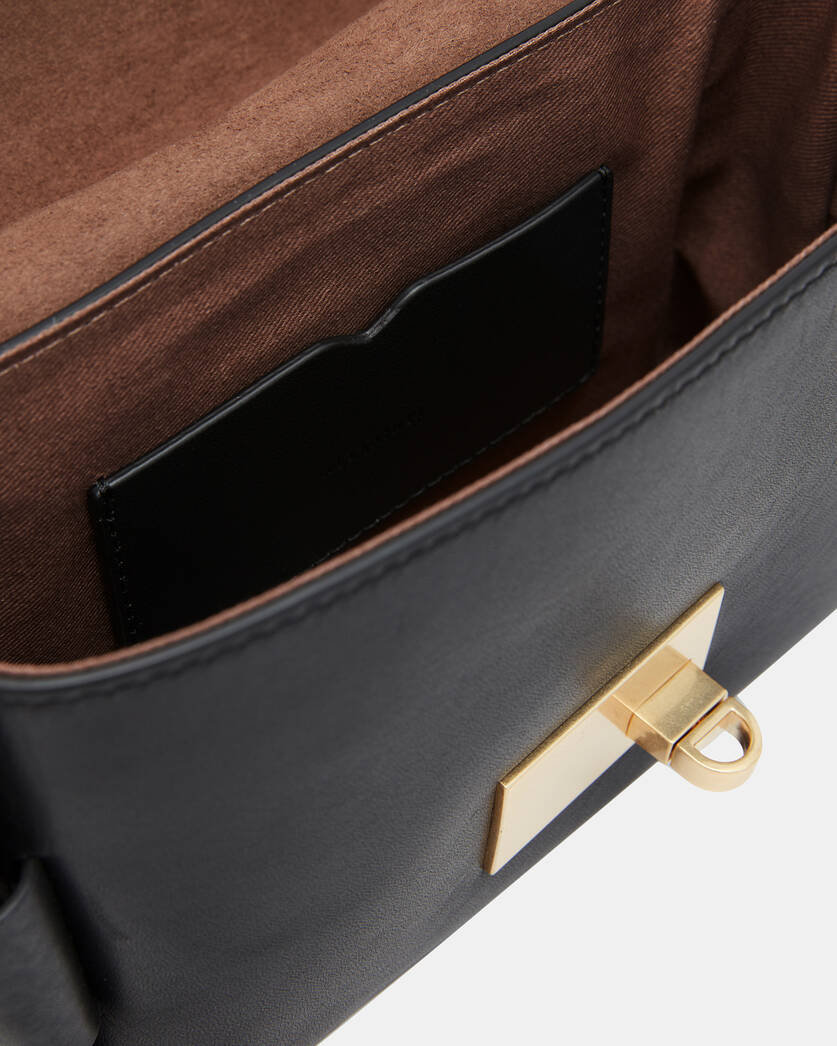 Frankie 3-In-1 Leather Crossbody Bag Black | ALLSAINTS
