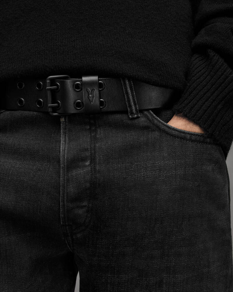 Chad Leather Studded Belt  large image number 2