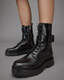 Onyx Leather Buckle Boots  large image number 2