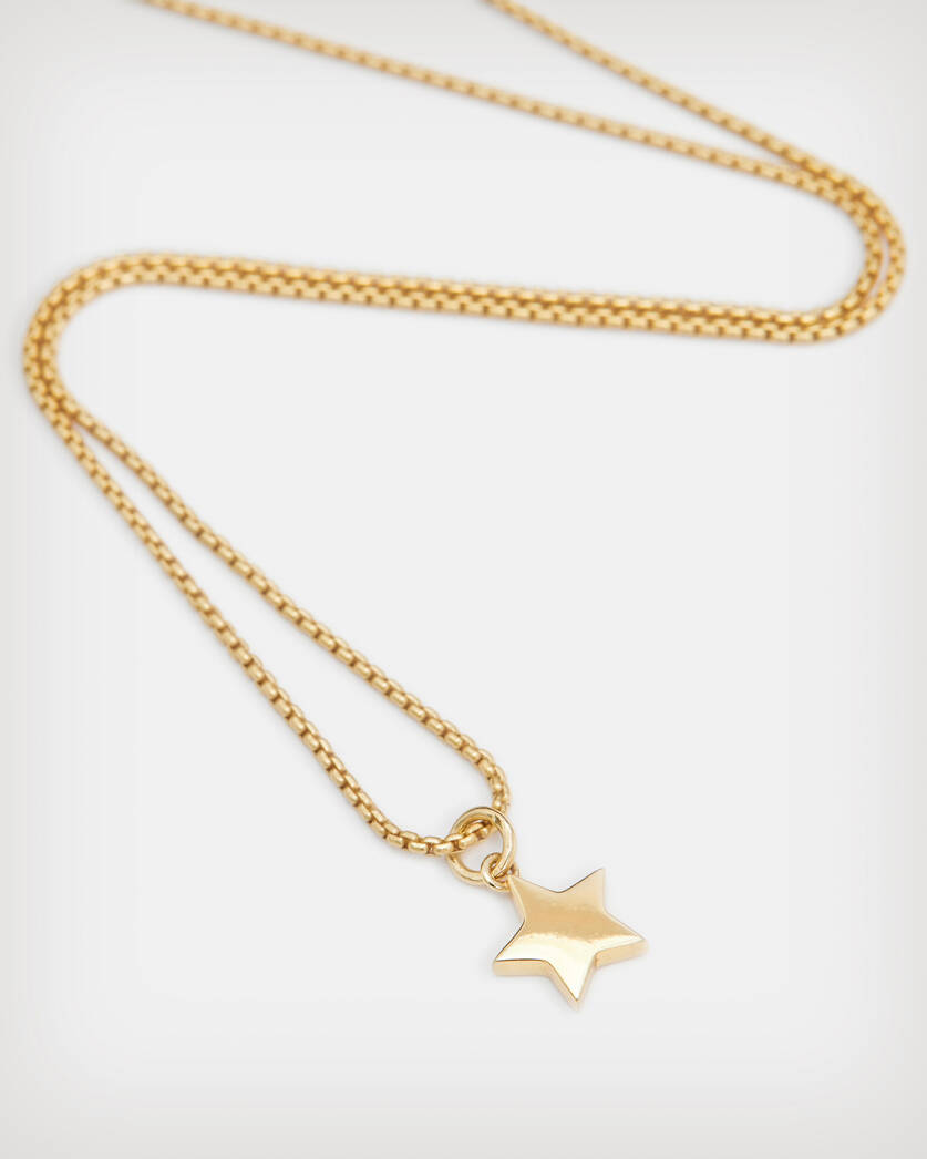 Star Pendant Gold-Tone Necklace  large image number 3