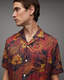 Gozo Tropical Print Relaxed Fit Shirt  large image number 2