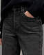 Avery High-Rise Studded Straight Jeans  large image number 3