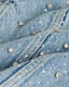 Piper Diamante Crystal Denim Jacket  large image number 8