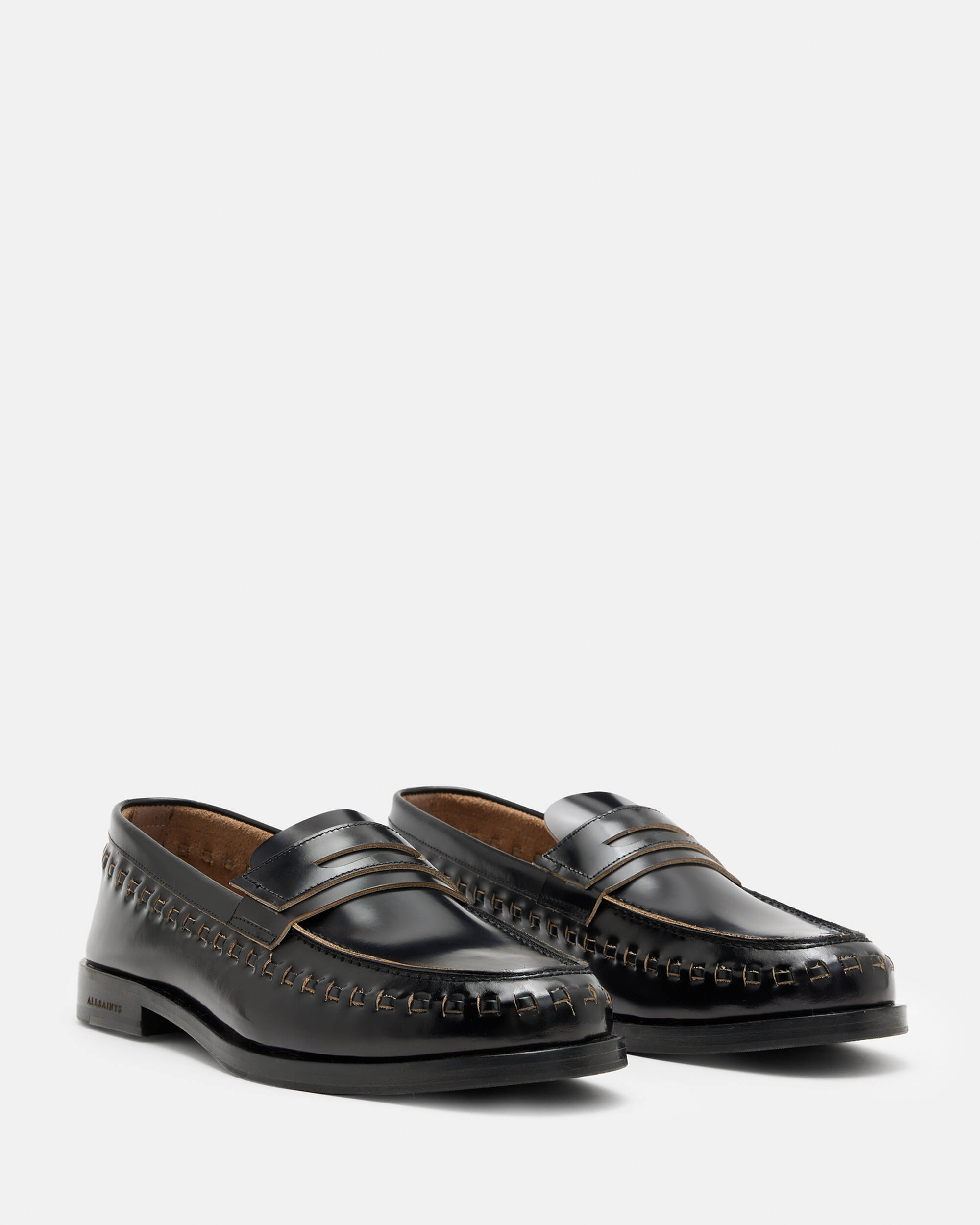 Sammy High Shine Leather Loafers  large image number 4