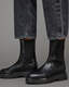 Amber Leather Snakeskin Effect Boots  large image number 2