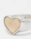 Obi Two Tone Heart Shaped Ring  large image number 2