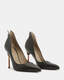 Robin Pointed Leather Heeled Court Shoes  large image number 5