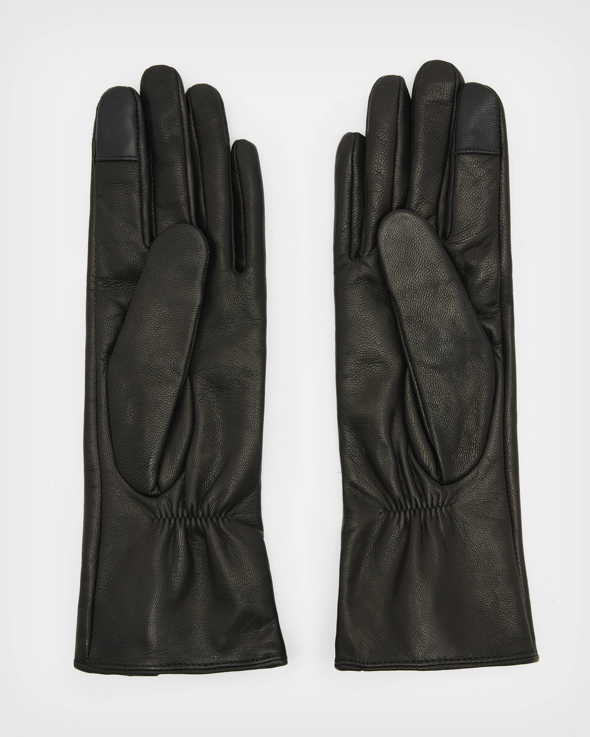 Sara Zip Leather Gloves  large image number 3