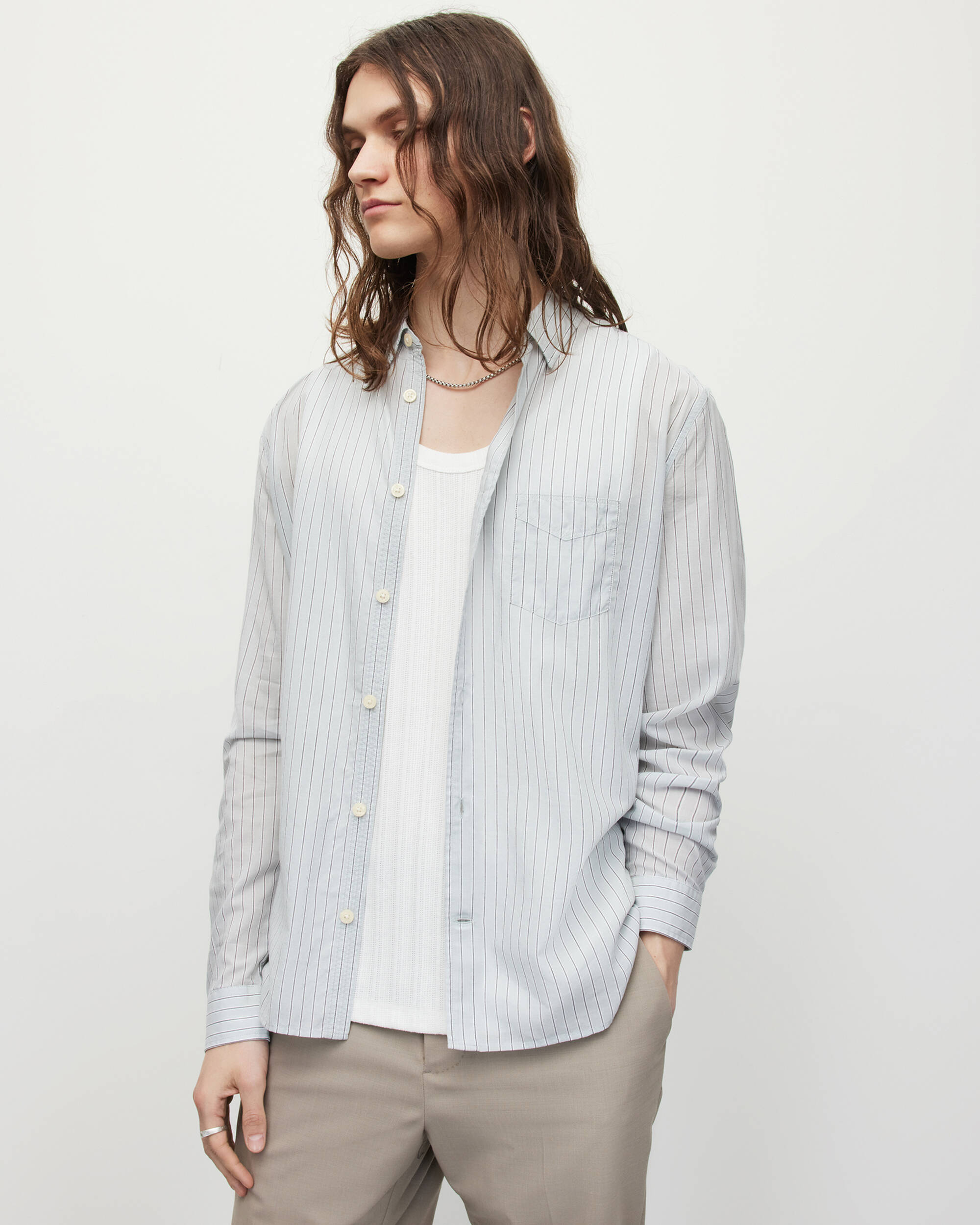Formentera Striped Relaxed Shirt