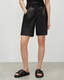 Savannah High-Rise Leather Shorts  large image number 2