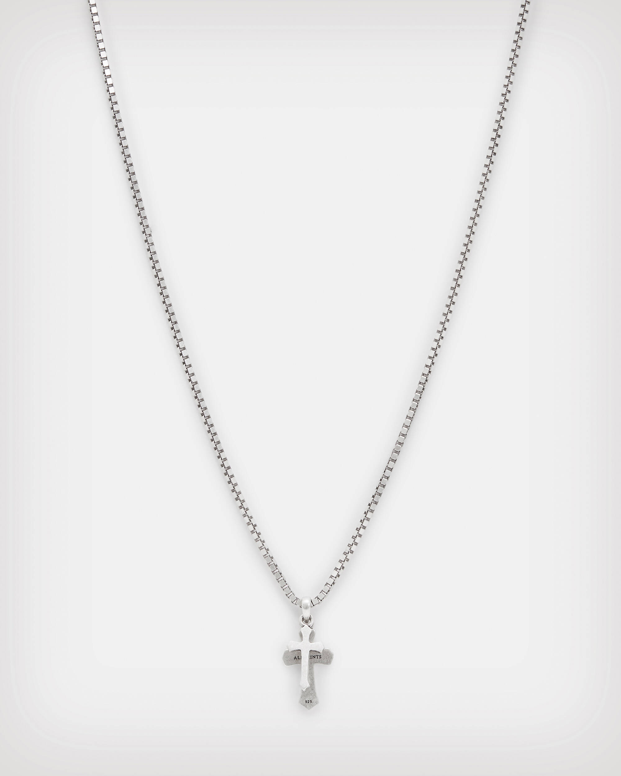 Double Cross Sterling Silver Necklace  large image number 2