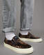 Slip Suede Leopard Print Trainers  large image number 2
