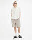 Hanbury Linen Blend Straight Fit Shorts  large image number 1
