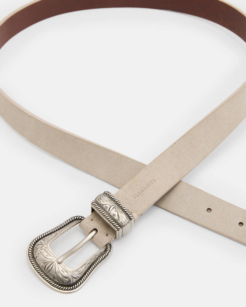 Trey Leather Metal Tip Belt  large image number 3