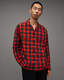 Duane Checked Long Sleeve Relaxed Shirt  large image number 1