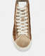 Tundy Leopard Leather High Top Trainers  large image number 3