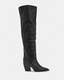 Reina Over Knee Leather Heeled Boots  large image number 1
