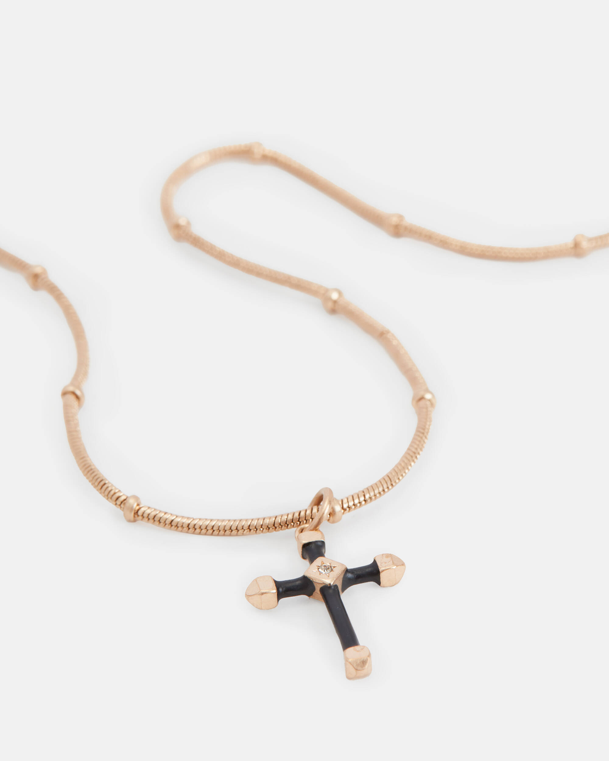 Lyra Gold-Tone Cross Necklace  large image number 3