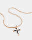 Lyra Gold-Tone Cross Necklace  large image number 3