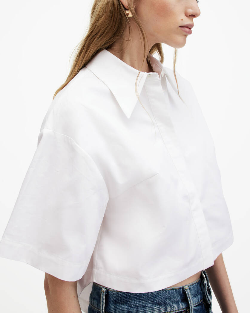 Joanna Relaxed Fit Cropped Shirt  large image number 2