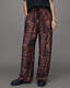 Tyler Silk Blend Leopard Anita Trousers  large image number 2