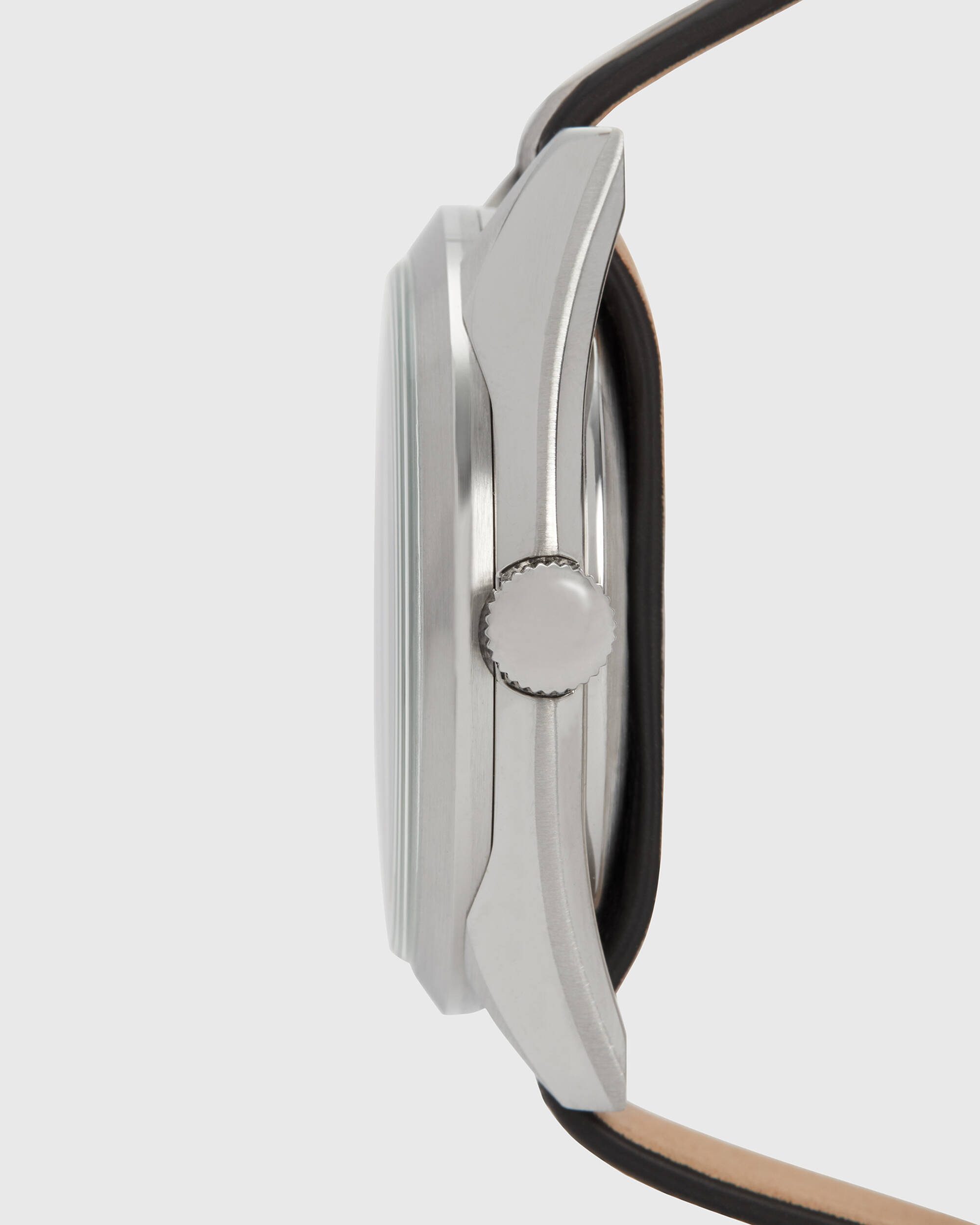 Untitled III Stainless Steel Leather Watch  large image number 3