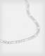 Collier Argent Sterling Cain Figaro  large image number 3
