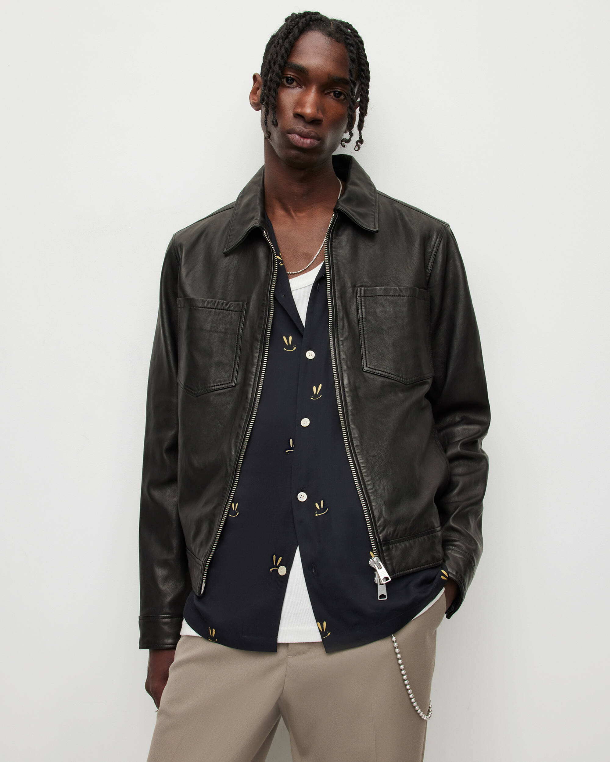 allsaints.com | Aloy Leather Jacket
