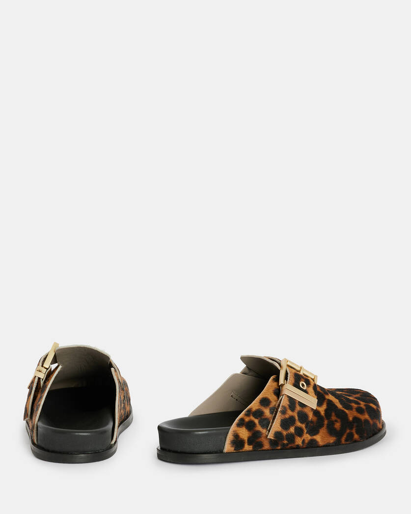 Venus Leopard Print Mule Slip On Shoe  large image number 6