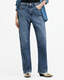 Mia Carpenter Wide Leg Denim Jeans  large image number 4