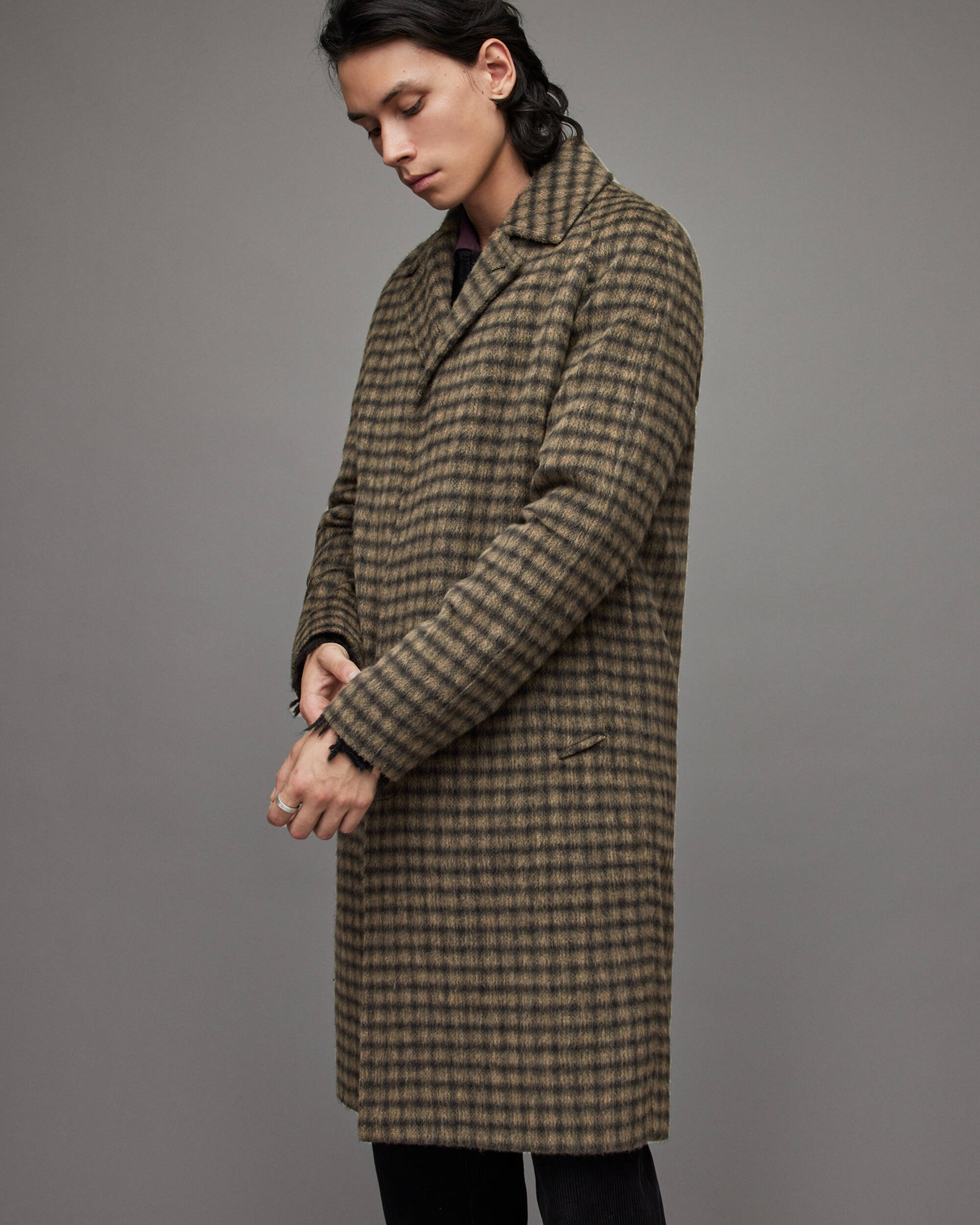 Drumm Checked Coat  large image number 7