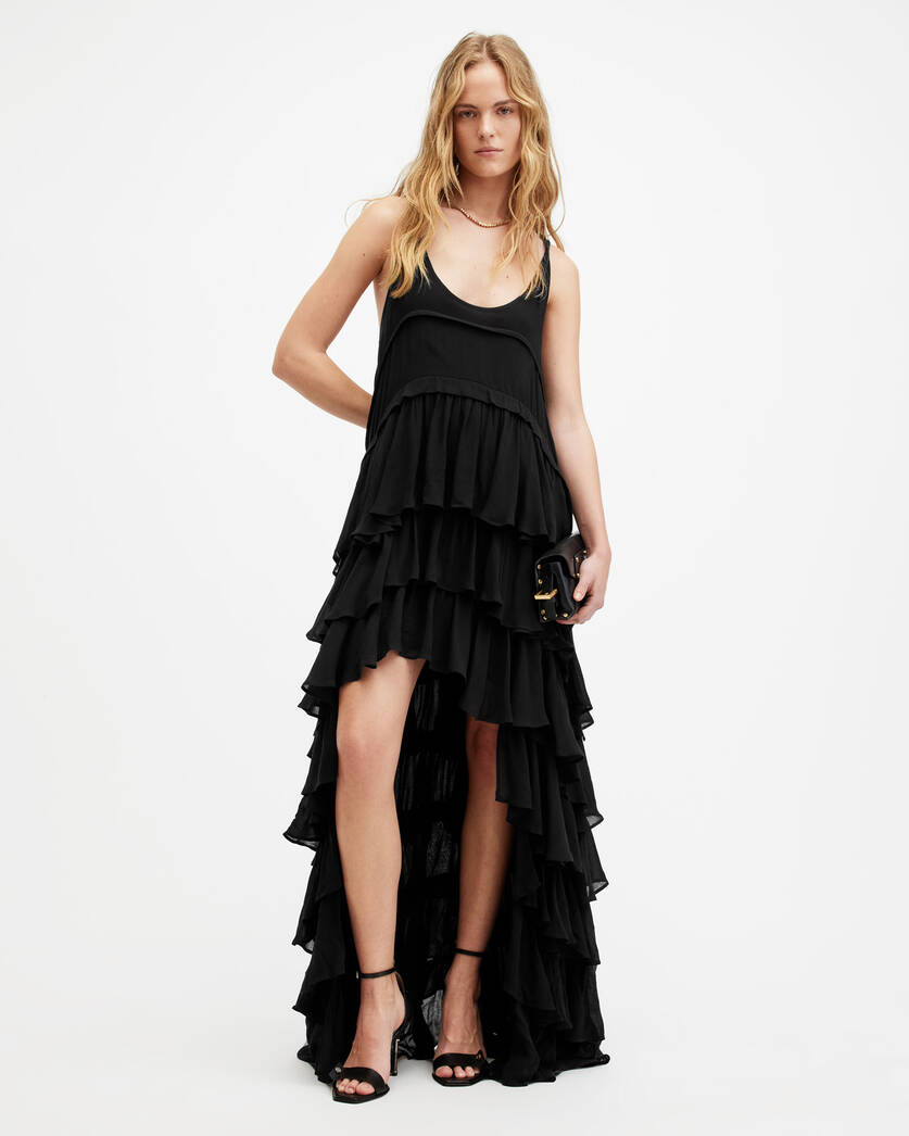 Cavarly Tiered Ruffle Maxi Dress  large image number 3