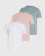 Brace Brushed Cotton T-Shirt 3 Pack  large image number 1