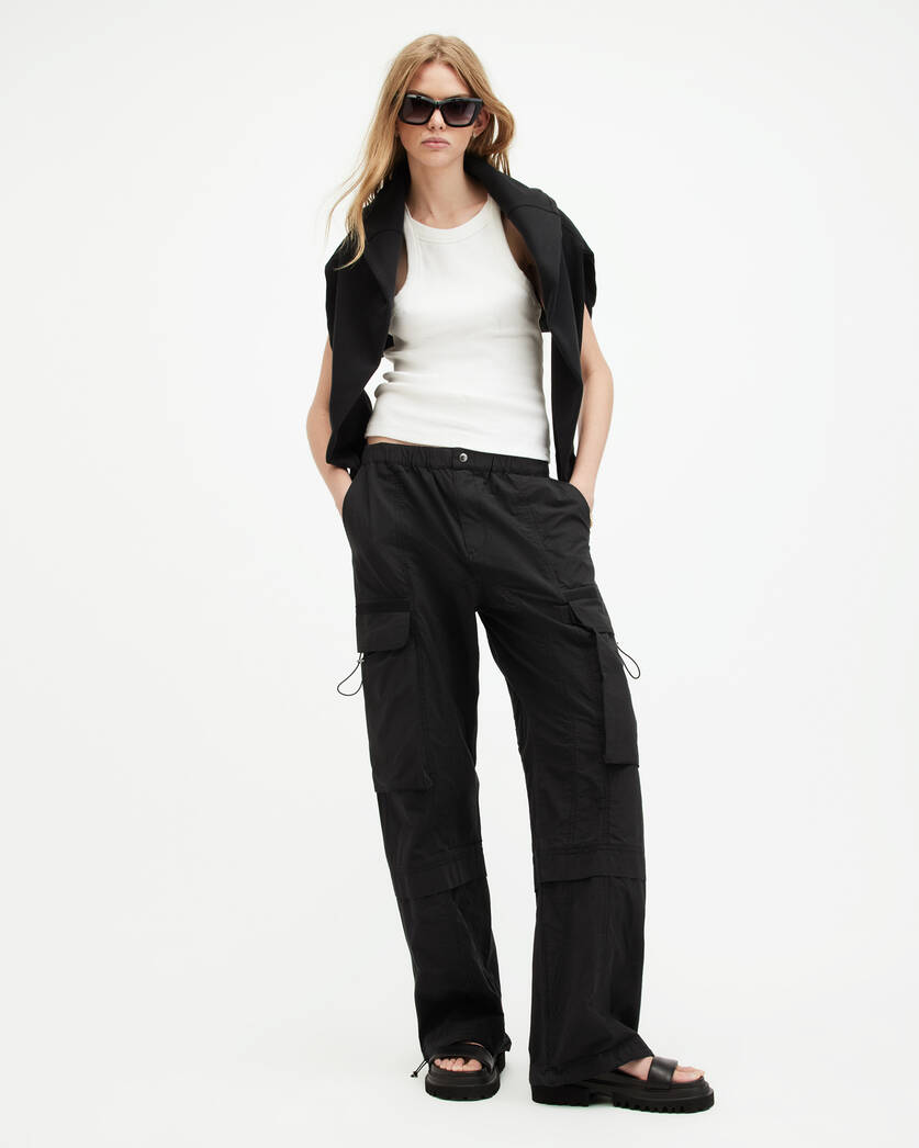 Barbara Adjustable Cuffed Cargo Trousers  large image number 1