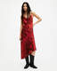 Alexia Silk Blend V-Neck Midi Slip Dress  large image number 4
