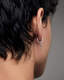 Kade Sterling Silver Cross Hoop Earrings  large image number 2
