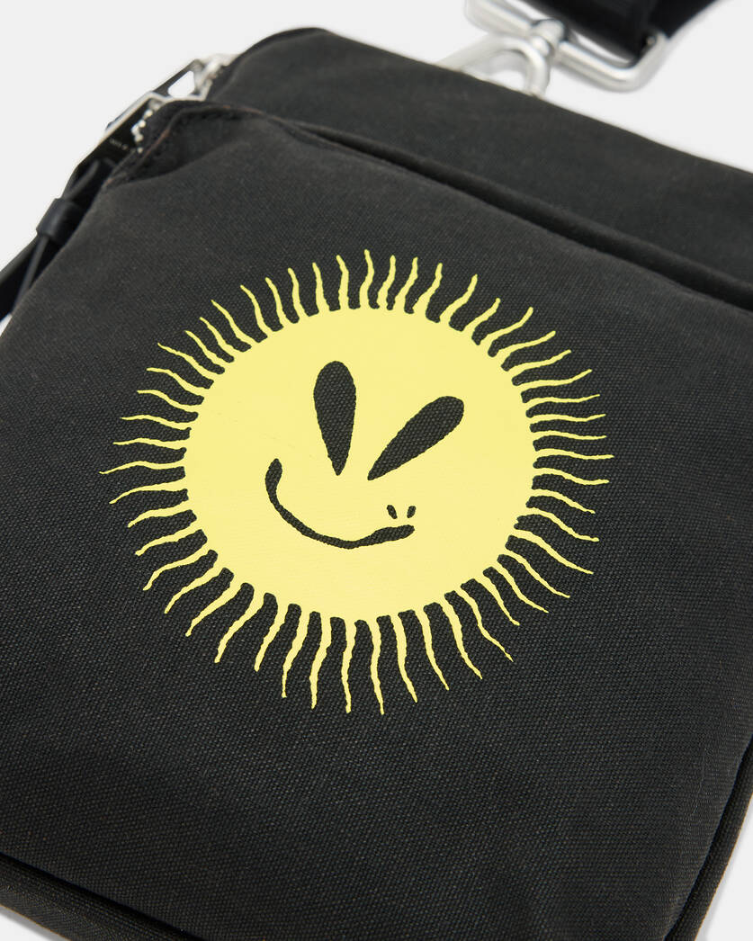 Falcon Sun Smirk Embroidered Pouch Bag  large image number 6