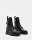 Onyx Leather Buckle Boots  large image number 3