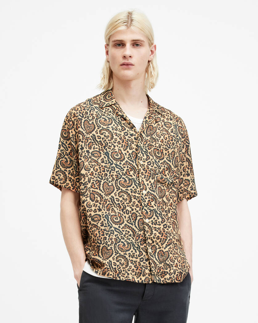 Leo Paisley Relaxed Fit Shirt  large image number 1