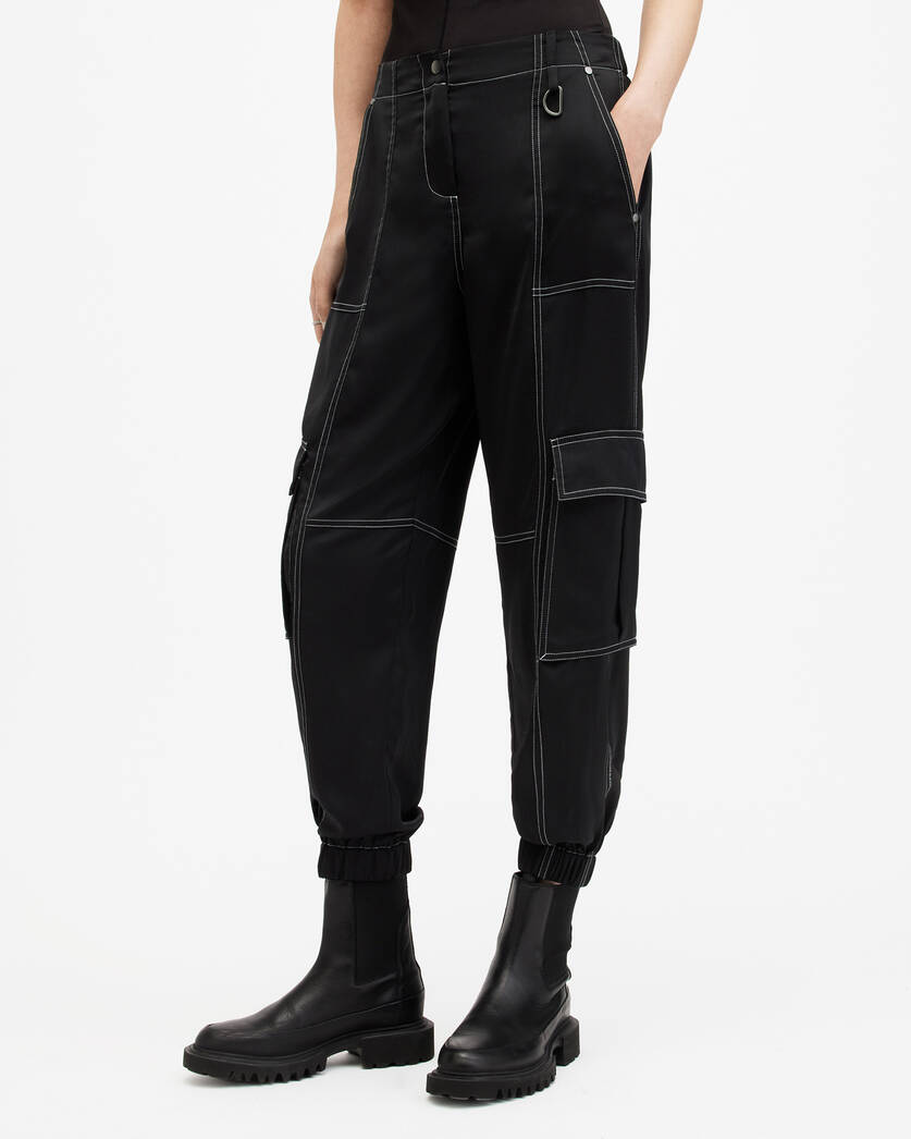 Fran High Rise Tapered Cargo Trousers  large image number 2