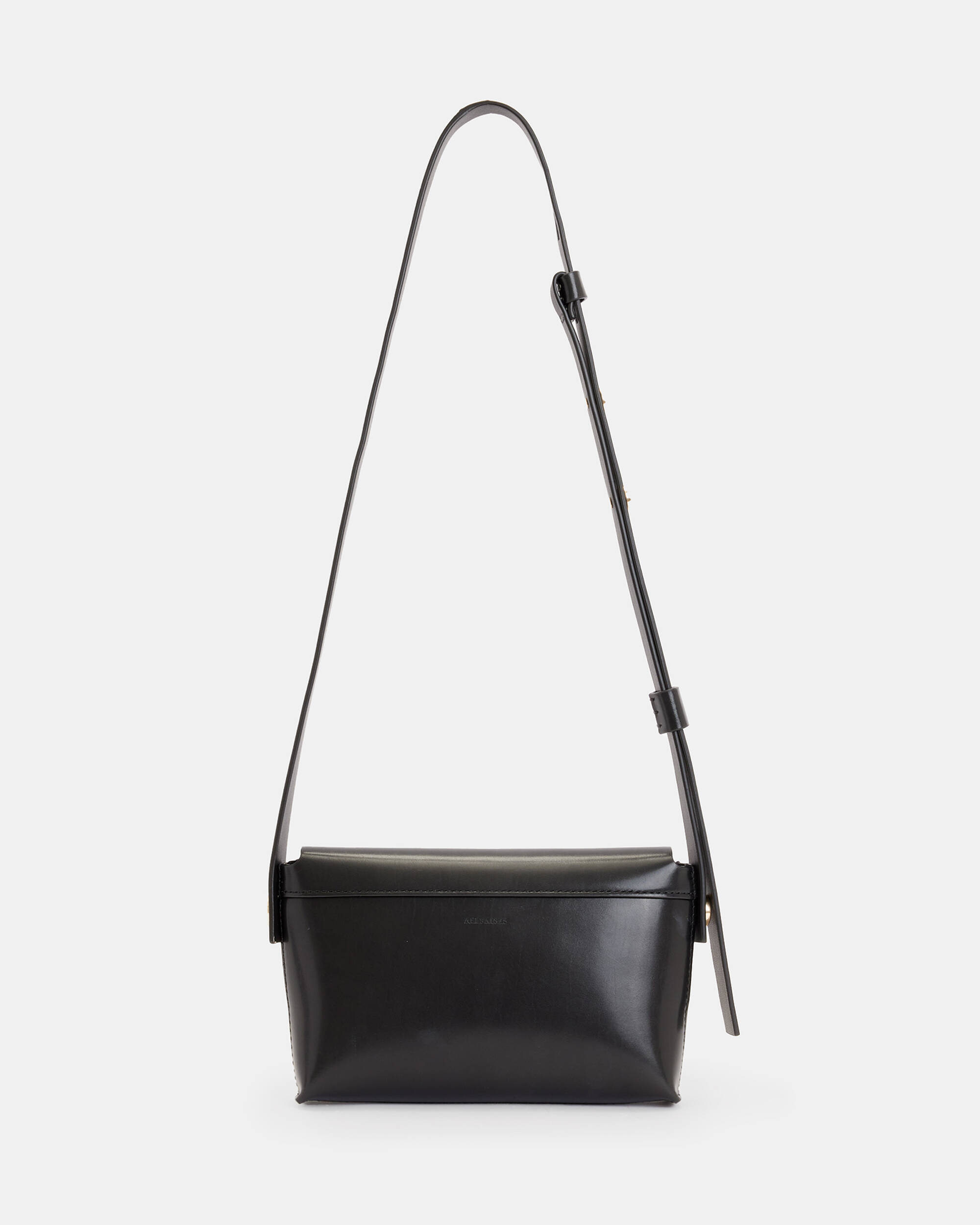 Francine Leather Crossbody Bag Black | ALLSAINTS