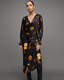 Naomi Silk Blend Aretha Print Midi Dress  large image number 2