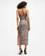 Amaya Leopard Print Cut Out Midi Dress  large image number 6