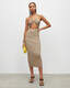 Toni Rainbow Ribbed Cut-Out Maxi Dress  large image number 1