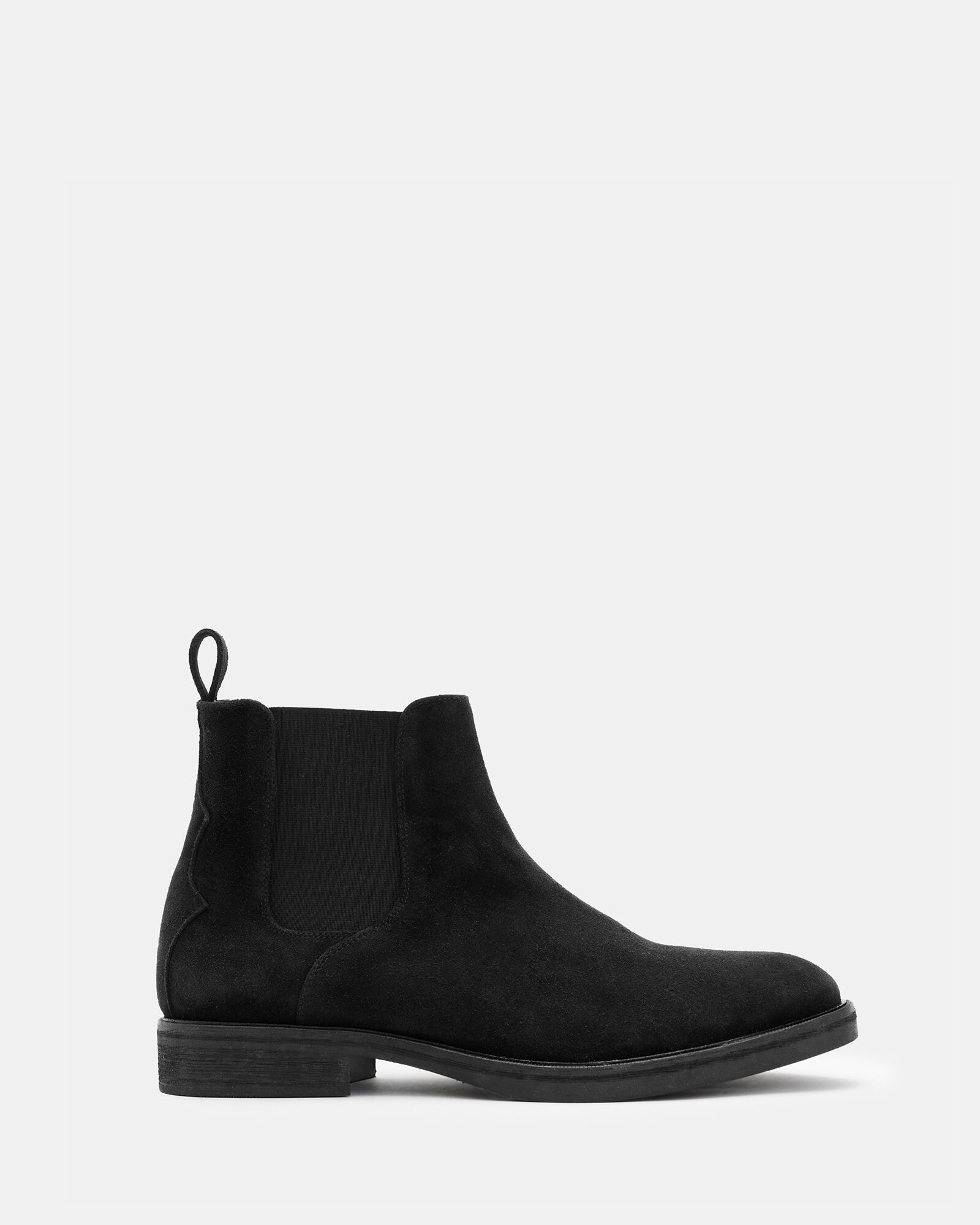 Creed Suede Chelsea Boots Black ALLSAINTS