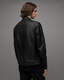 Cora Leather Snap Collar Jacket  large image number 6