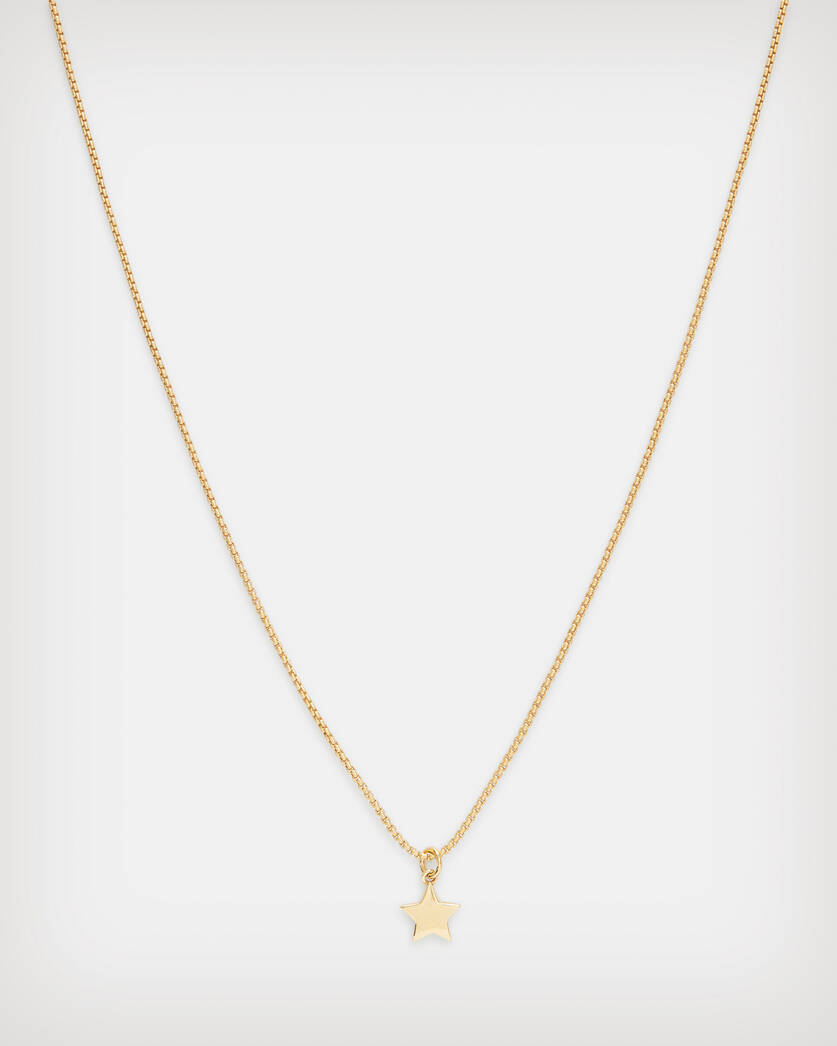 Star Pendant Gold-Tone Necklace  large image number 2